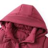 Winter Down Coats for Women Vintage Parkas Hooded Elegant Thick Warm Middle Age Women's Down Jackets Embroidery Outerwears