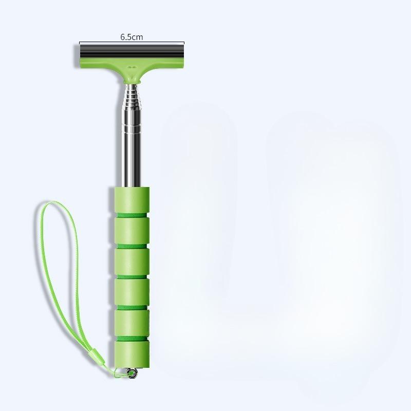 

1pc Retractable Windshield Wipers, Car Rearview Mirror Wipers with Retractable Long Pole, Retractable Car Glass Scraper