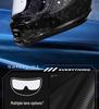 Retro Carbon Fiber Full Face Helmet for Kids - Motorcycle, Cruiser, Scooter