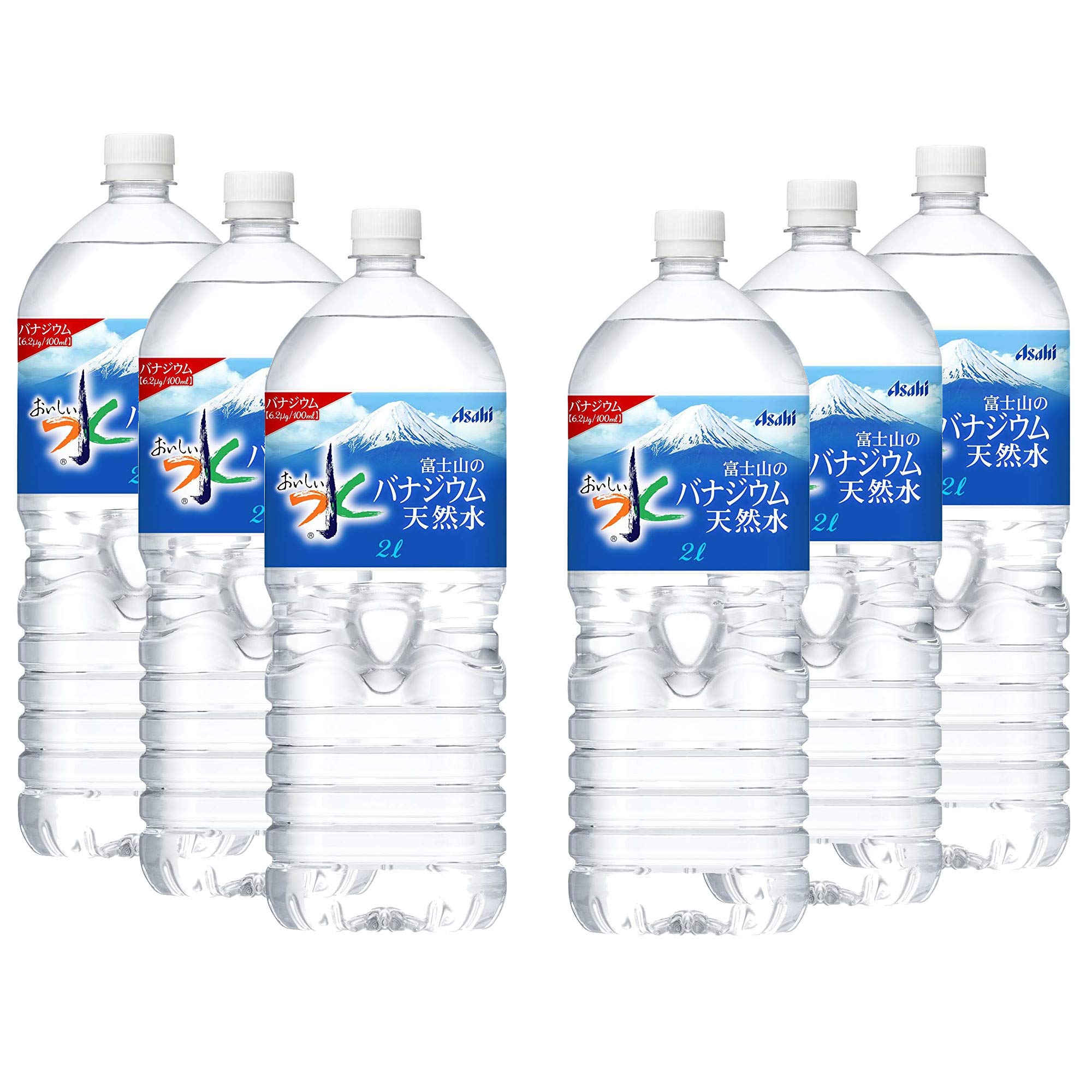

Asahi Drinks Delicious Water Натуральная вода Fuji Vanadium 2 л x 6 бутылок Mt.
