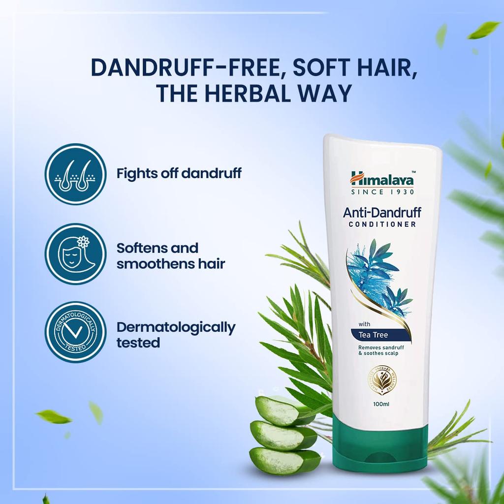 Himalaya Anti Dandruff Conditioner 100ml For Men And Women Fights And Prevents Dandruff Soothes Scalp Softens Hair Nourishes And Adds Shine