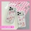 Cute Cartoon Sanrio Hello Kitty Bling Glitter Liquid Quicksand Phone Case For iPhone 17 16 15 14 13 Pro Max Clear Hard Cover