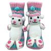 3D Knit Animal Socks Hand Crocheted Double Layer Novelty Floor Socks Anti-Sweat Breathable Winter Socks Christmas Gifts