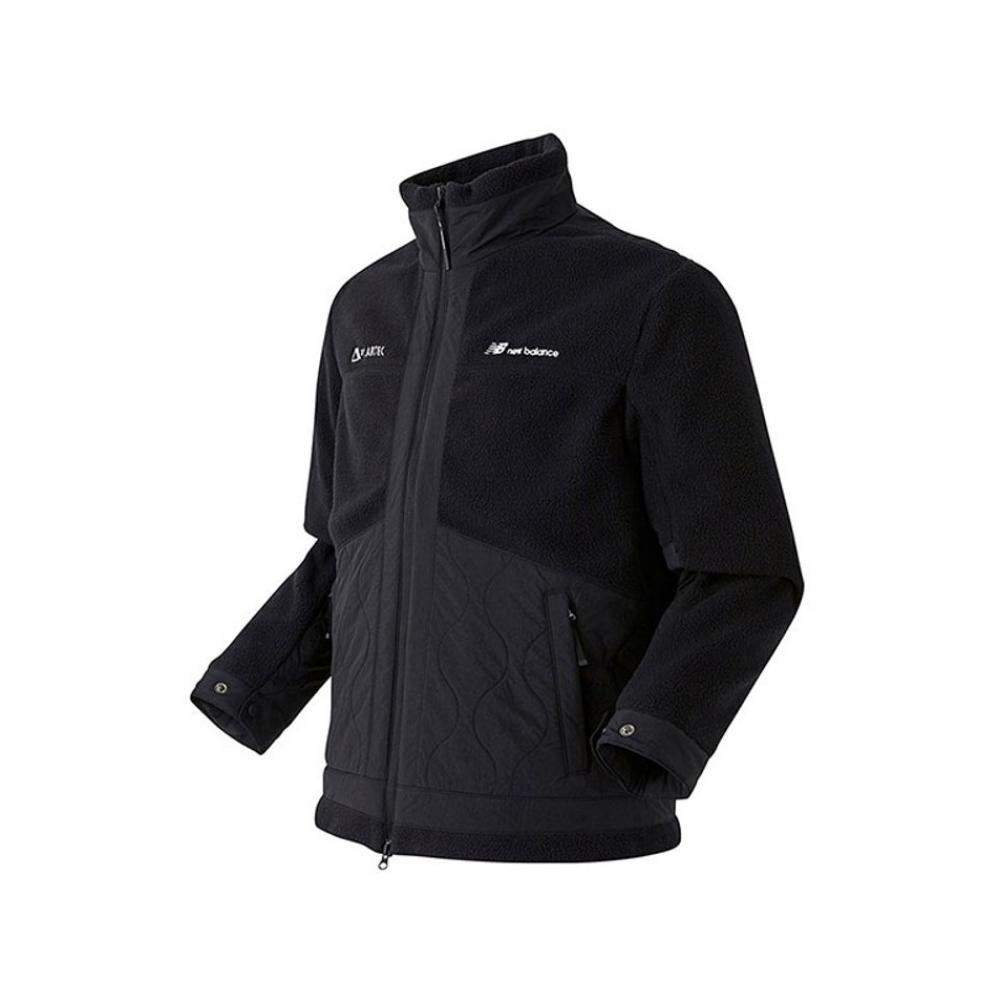 

New Balance Fleece Hybrid Jacket Nbmdb47063 Blk P2409 NBMDB47063BLK95