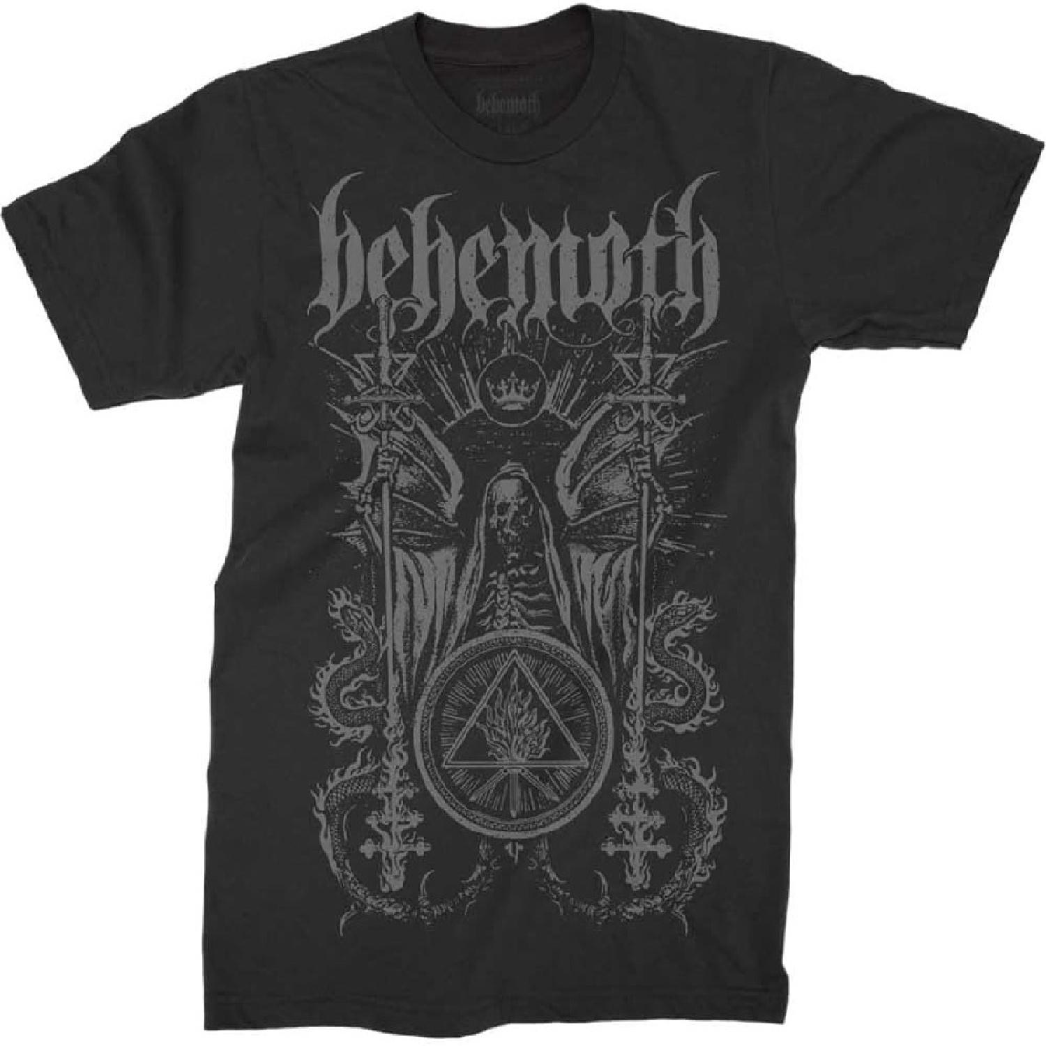 Мужская церемониальная футболка Behemoth Черная _ Официальная лицензионная продукция S чёрный