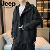 JEEP SPIRIT Men's Casual Spring Autumn Windbreaker Jacket