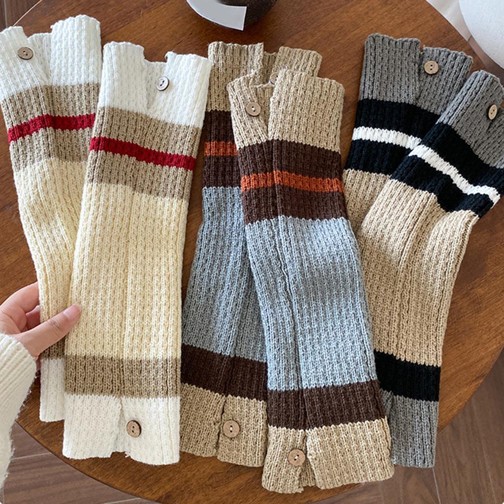 Herbst Winter Socken Stulpen Strümpfe Retro Socken Mädchen Gestrickte Beinwärmer Häkelstrümpfe Socken Knöchelwärmer Socken