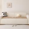 Honeycomb Fleece Living Room Sofa Cushion Autumn/Winter Straight-Cut One-Piece Anti-Slip Seat Pad Thickened Plush Sofa Cover