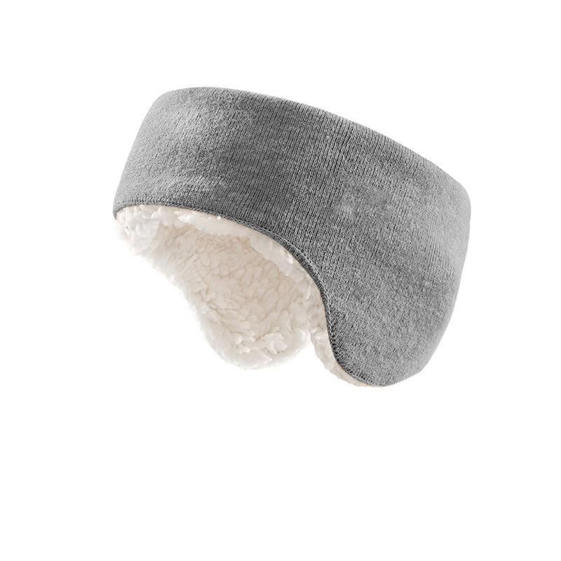 Bandeaux de Protection d'oreille pour hommes et femmes, cyclisme en plein air, coupe-vent, cache-oreilles en polaire chaud, bandeau de Protection d'oreille en laine d'agneau douce