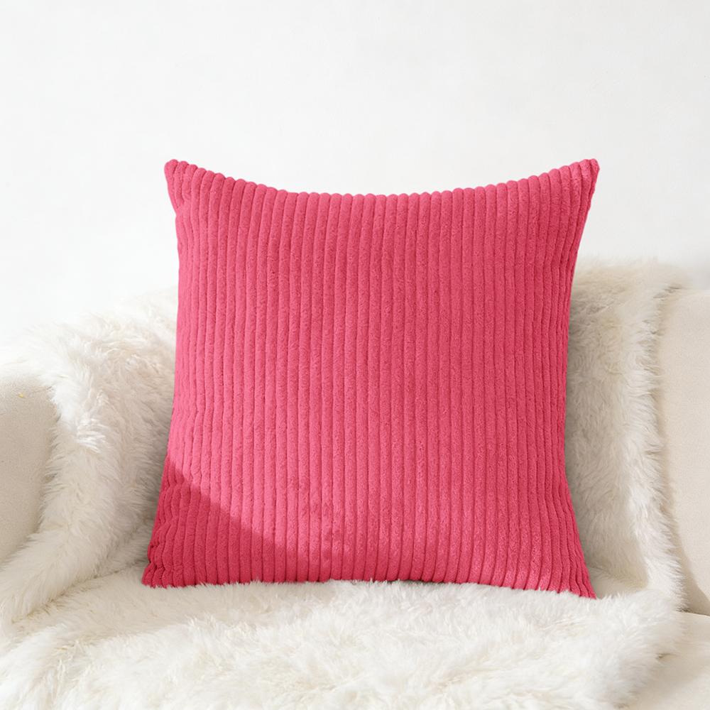 Cord Kissenbezug 40x40 45x45 50x50cm Weicher Plüsch Flanell Kissenbezug Flauschiger Sofakissenbezug für Sofa Wohnzimmer Dekoration