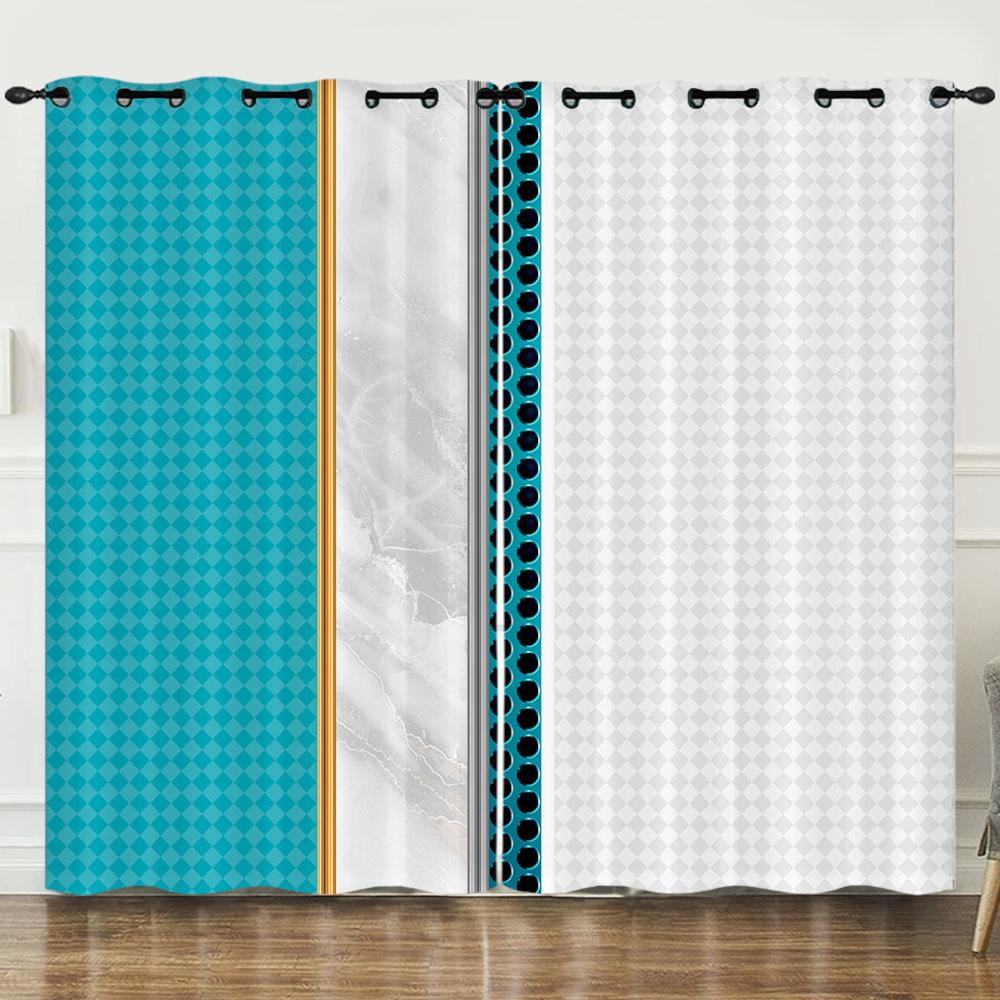 Imprimare Proaspătă 3D Imprimare Digitală Simplă Perdea Blackout Perforare