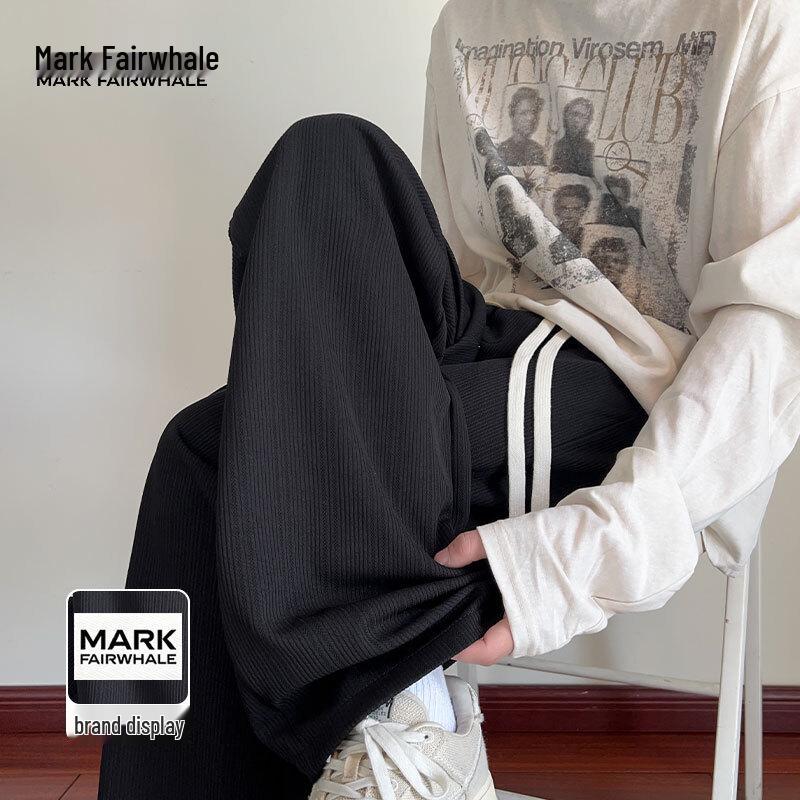 MARK FAIRWHALE Men s 2026 Summer Quick-Dry Ice Silk Casual Pants 2XL