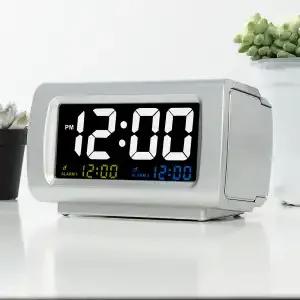 Two Alarm Led Digital Clock with 5 Minutes Snooze Model Screen Brightness Adjustable Desktop Electronic Clock Children Room