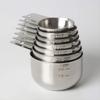 304 Stainless Steel Measuring Cup & Spoon Set with Scale for Baking & Cooking