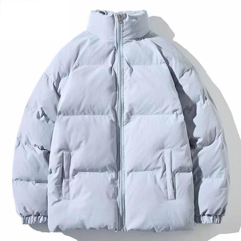 Chaqueta de Algodón Retro con Cuello Alto para Hombre Invierno 2023 - Corte Holgado Casual para Parejas