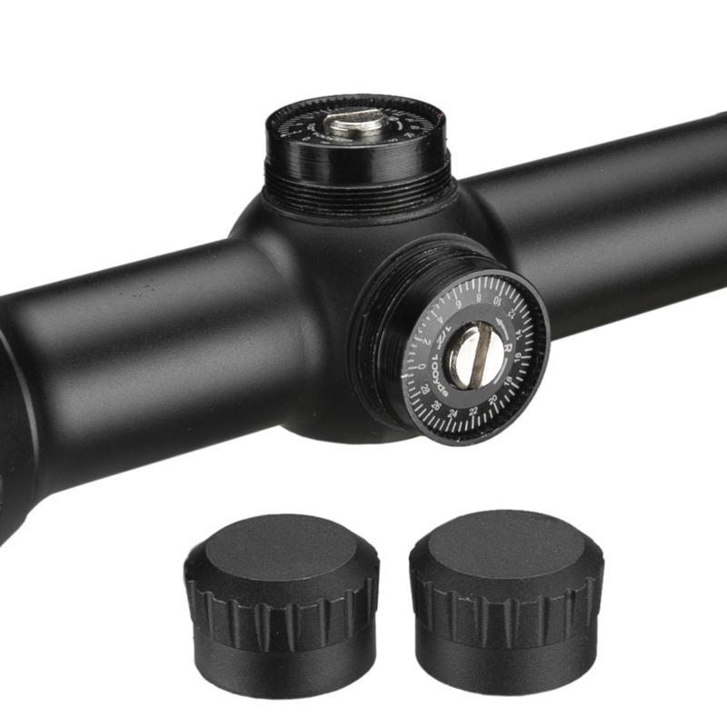 FIRE WOLF 1-4x20 Rifle Scope Green Red Luminous Scope Rangefinder Crosshair Optical Sight Hunting Scope