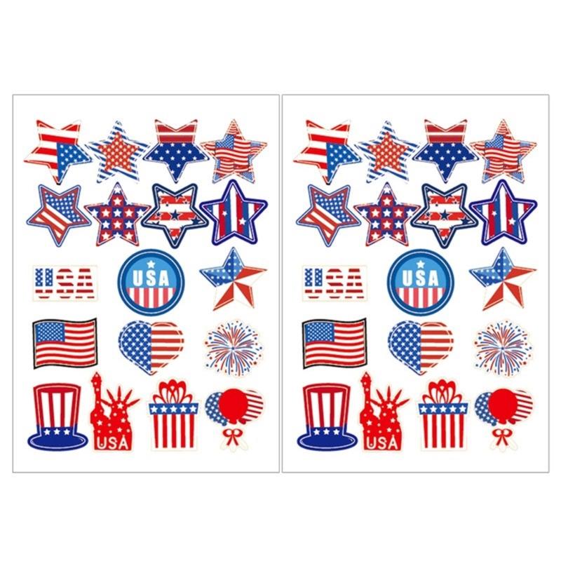 

Christmas Stickers for Kids Holiday Stickers Independence Day Halloween Patriotics Craft Stickers Decors Memorials Party
