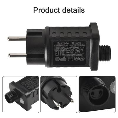 9W 31V LED Timer Power Adapter IP44 Waterproof Suitable For Tree Lights String Lights Projector Lights Lawn Lights Curtain Light