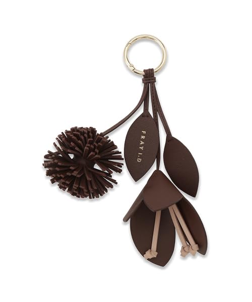 FRAY Flower Motif Charm FWGG254343 BRW Free Size I.D. Women s
