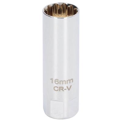 Zündkerzennuss Magnetisch Universal Ultra Dünnwand Spezial Ausbauwerkzeug 12 Punkt 3/8in 16mm
