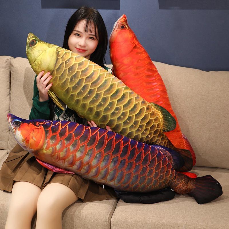 Kristall Ultra Weiche Plüschfisch Kissen Karpfen Schmerle Wels Stofftier Geschenk für Jugendliche