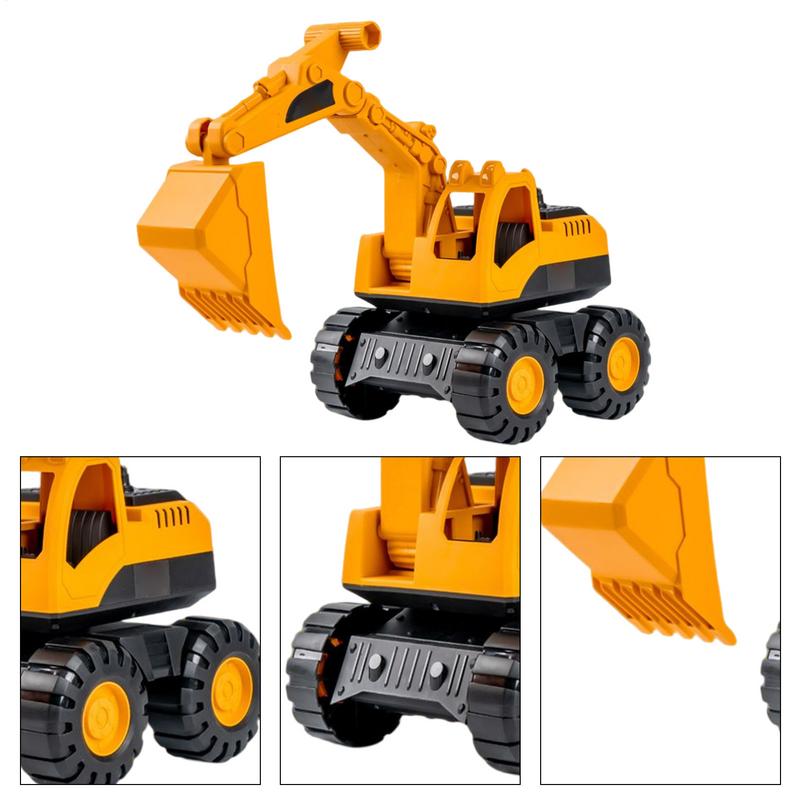 Kids Digger Toy Small Excavator Construction Excavator Dump Truck Toy Digger Vehicle Forklift Inertia Vehicle Toys For Children
