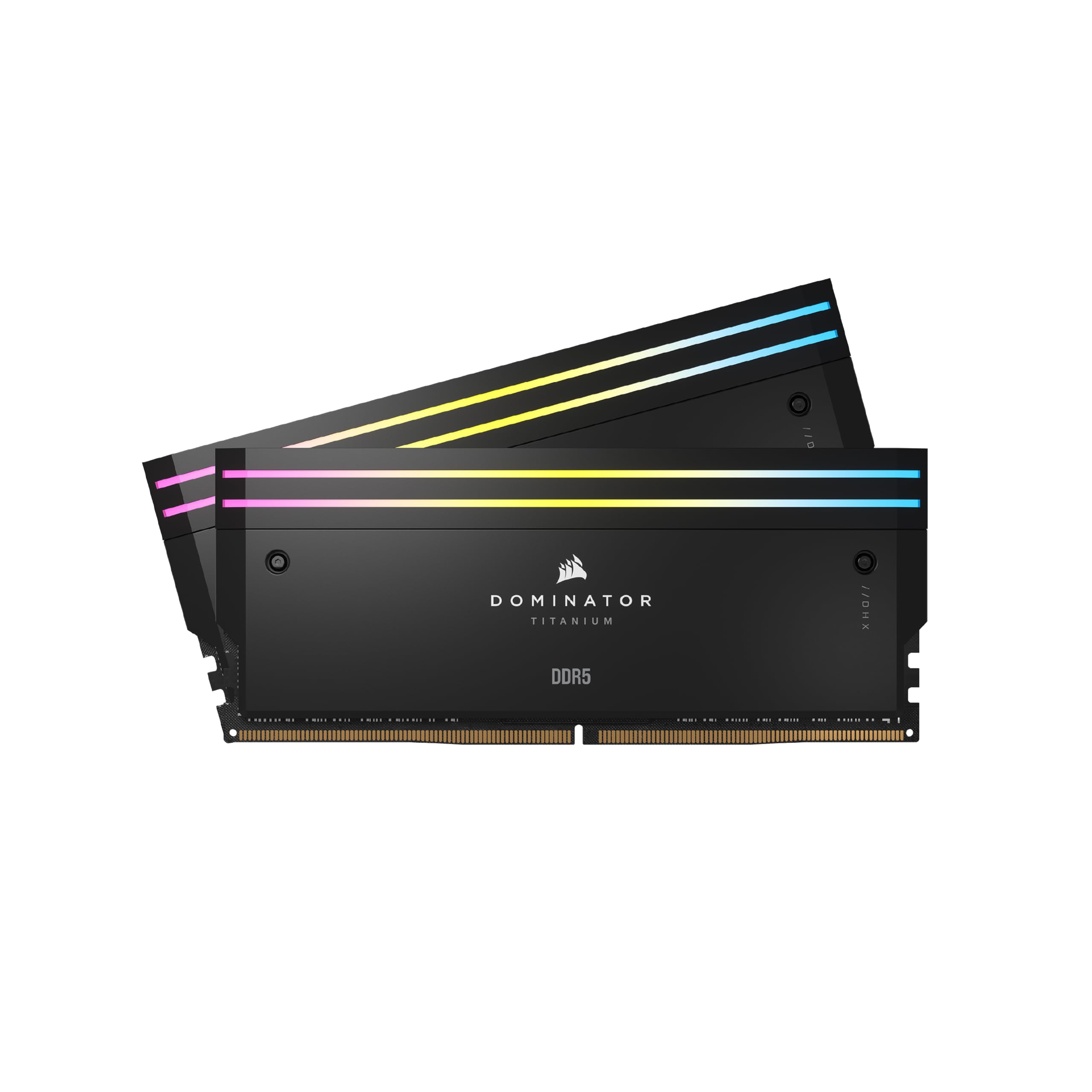 

CORSAIR Desktop PC Memory DOMINATOR TITANIUM DDR5 Series Intel XMP Memory Kit 48GB Black x CL36 CMP48GX5M2X7200C36 DDR5-7200MHz (PC5-57600) [24GB 2] чорний