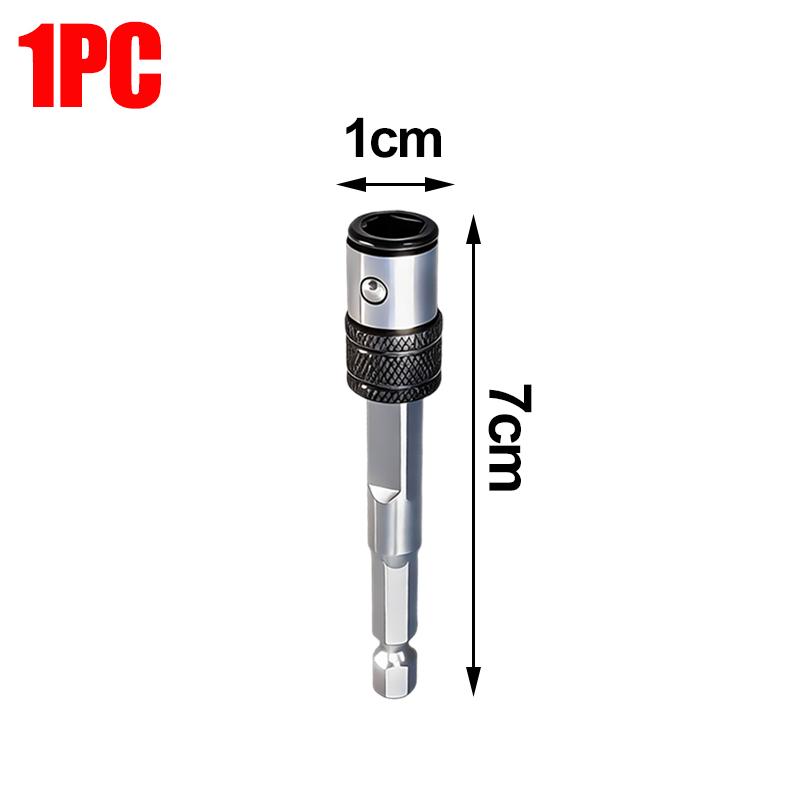 

Portable 2-IN-1 Batch Head Connecting Rods Self-locking Quick Positioning Extension Rod Socket Adapter For Power Drills Wrenches