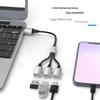 Type-C Hub Charger Splitter Docking Station for Phones, Computers, Tablets