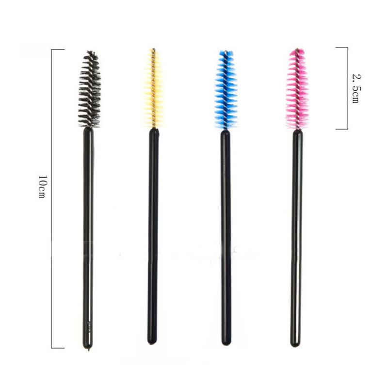 50 Stücke Einweg Wimpern Make-Up Pinsel Professional Mascara Wands Applikator Spooler Eye Lashes Cosmetic Pinsel Make-Up-Tool