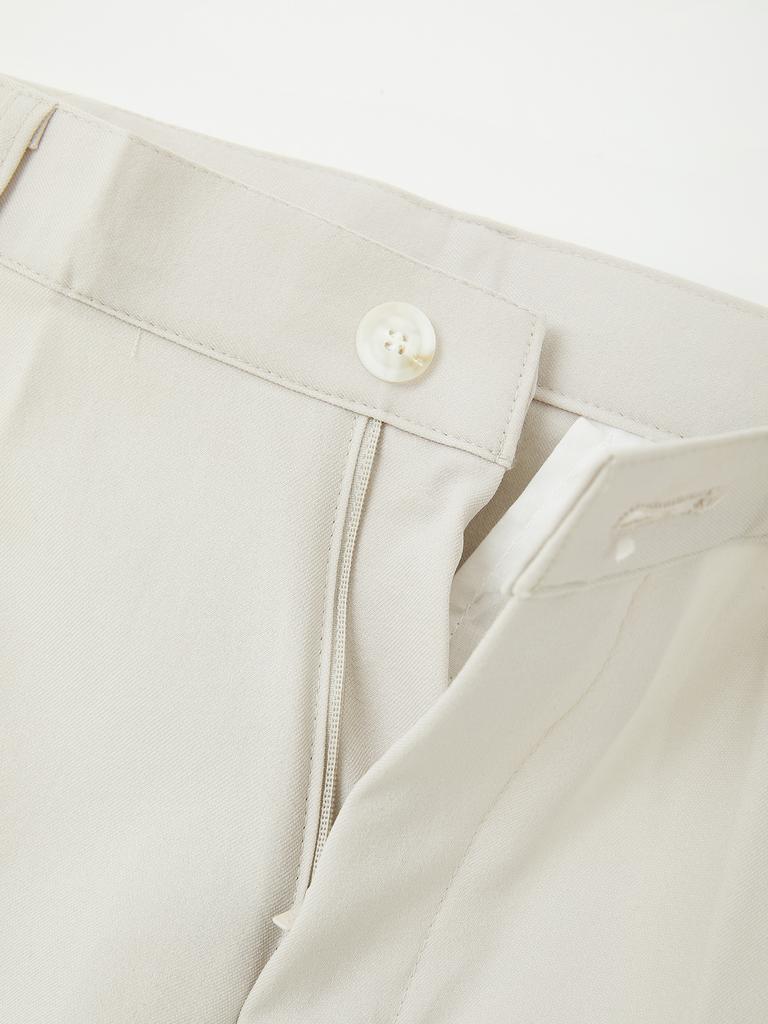 IKALOOK Spring/Summer Lightweight Spandex Slacks Dpt136