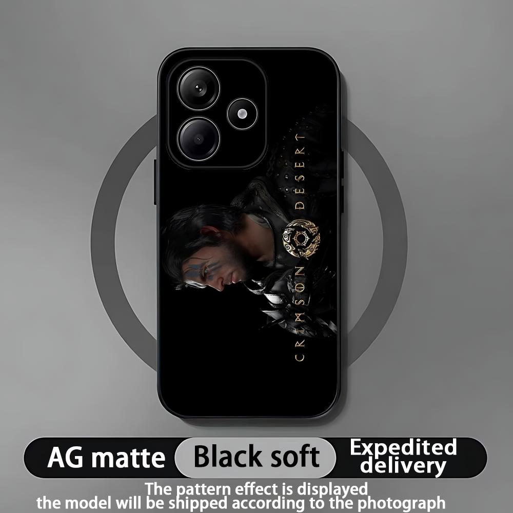 C-Crimson Desertes Phone Case For Xiaomi Redmi Note 14 13 12 11 Pro Plus S 5G 4G Soft Black Phone Cover