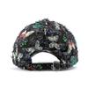 Women's Summer Sunscreen Butterfly Printed Hard Top Baseball Cap