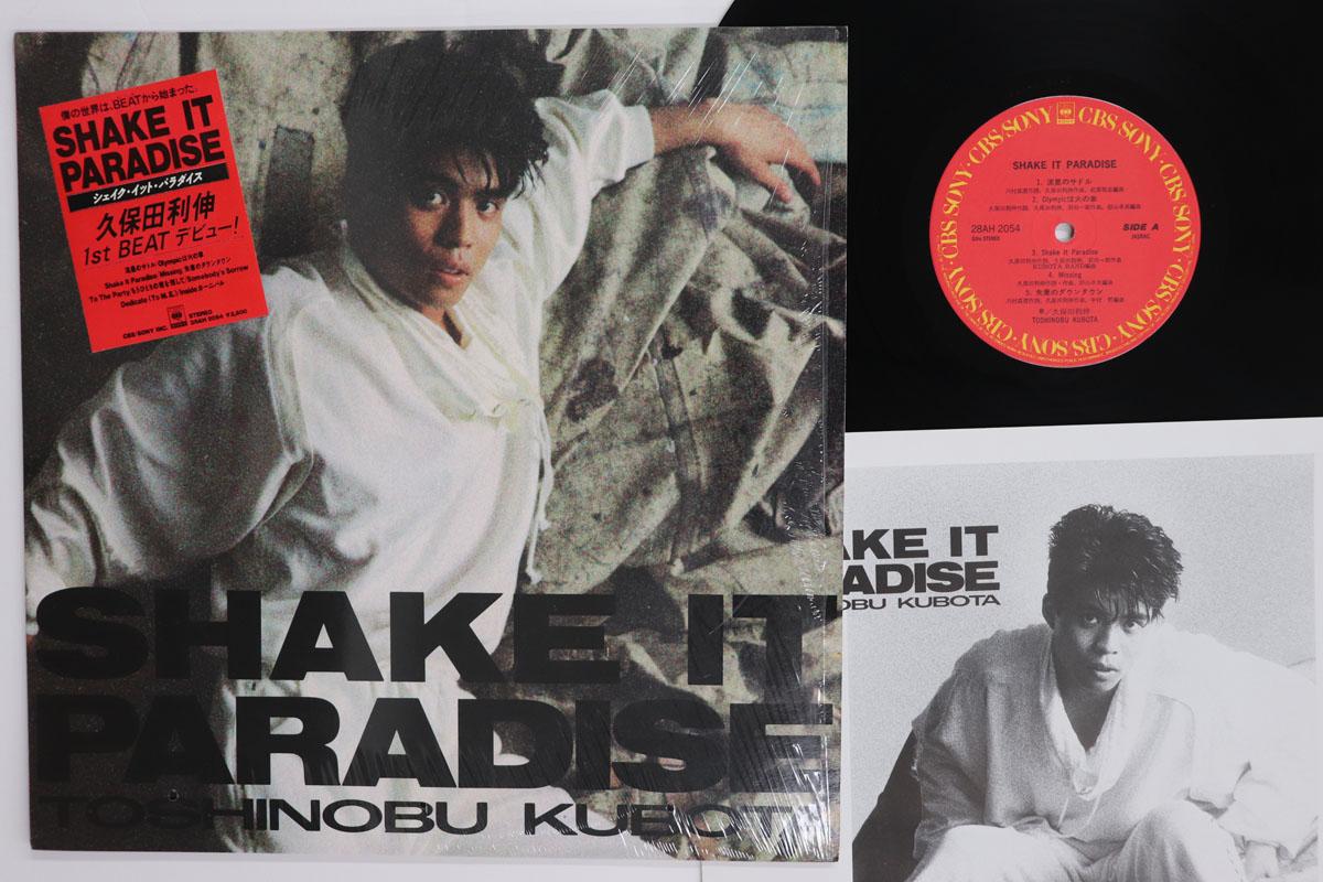 

LP Record TOSHINOBU KUBOTA Shake It Paradise 28AH2054 CBS SONY 1986 Japan Japanese PopRock Used