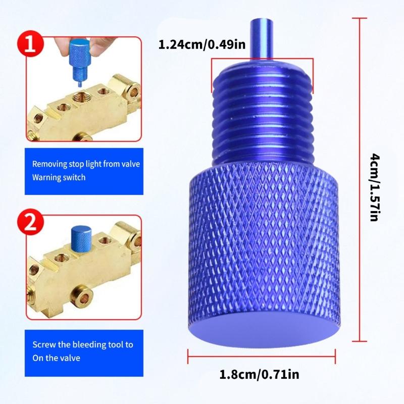 High Quality Bleeding Tool For DISC DRUM PV4 AC 172-1371 Combination Valves Aluminum Proportioning Valves Brake Tool