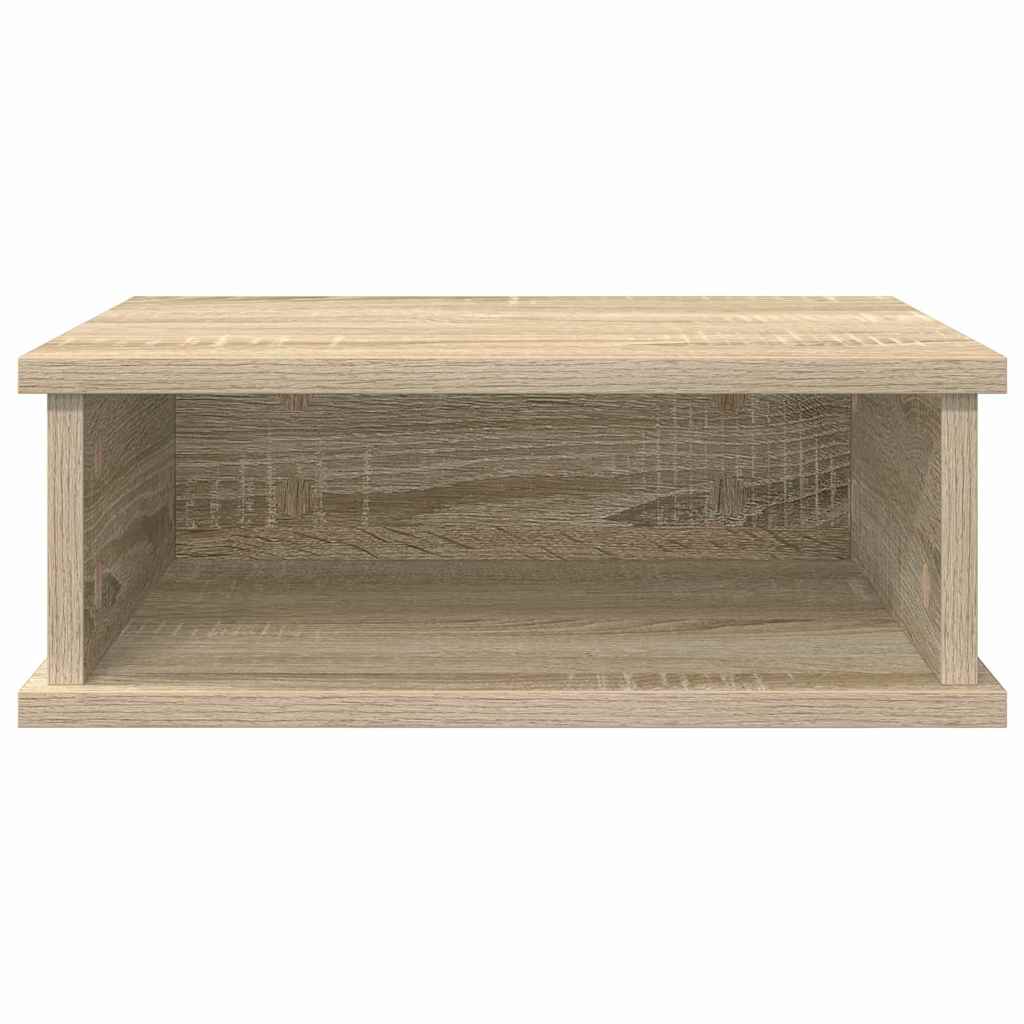 Nightstand Sonoma Oak Finish 40 x 31 x 15 cm Engineered Wood
