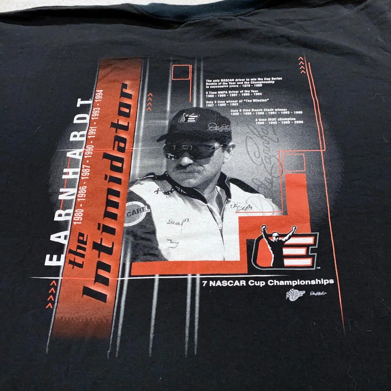 

vintage DALE EARHNHARDT THE INTIMIDATOR T-Shirt 4XL nascar racing S