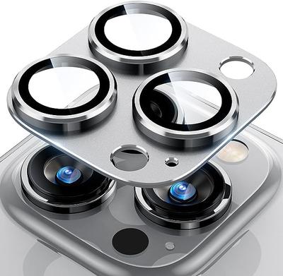 Film pentru cameră pentru iPhone 15pro max Aliaj de aluminiu AR capac lentilă din sticlă securizată cu transmisie ridicată Film de protecție pentru lentile integrat Film de protecție pentru cameră