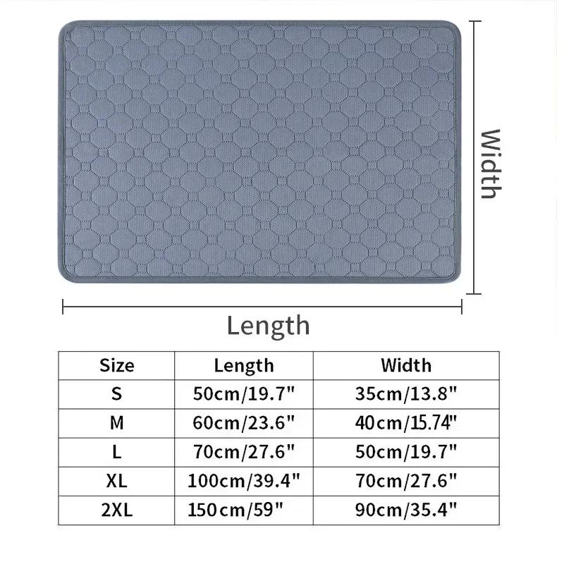Eco-Friendly Washable Dog Pee Pads, Non-Slip Reusable Puppy Training Mats for Beds & Car Seats, Premium Pet Supplies