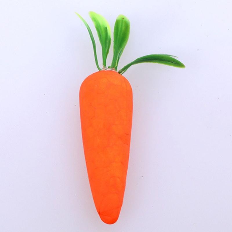 12Pcs Realistic Artificial Carrots Simulation Vegetables Basket Fillers for Kitchen Decoration Party Table Centerpieces