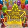 Practical Acrylic LED Neons Sign For Birthday Celebration Indoor Outdoor Multi Scene Decoration