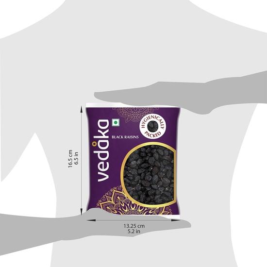 Vedaka Premium Black Raisins | Kali Kishmish | 200g