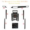 For Mercedes E Class W212 2014-2015Interior Central Control Panel Door Handle Carbon Fiber Sticker Decals Car Styling Accessorie
