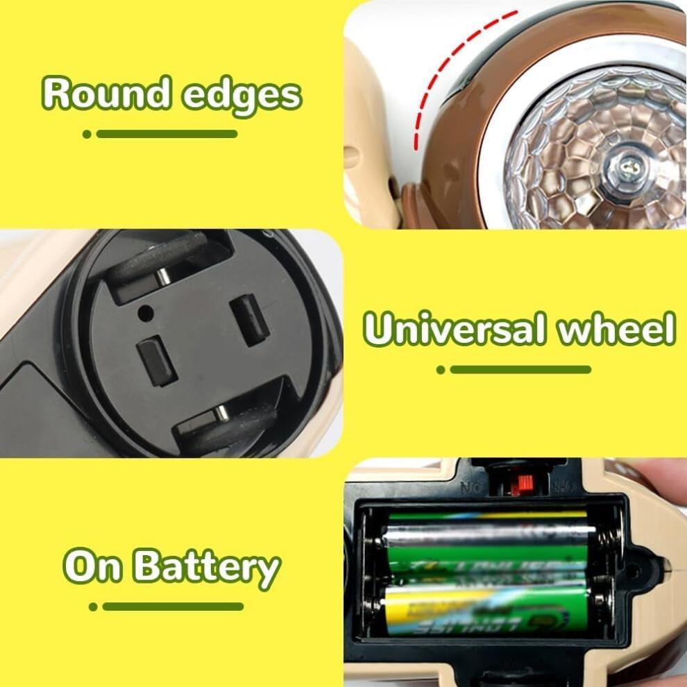 Glowing & Music-Playing Crawling Snail Toy, Auto-Sensing Interactive Musical Toy for Toddlers – Green