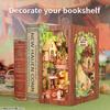Miniature Dollhouse Squirrel Collector Wood Kit by CuteBee