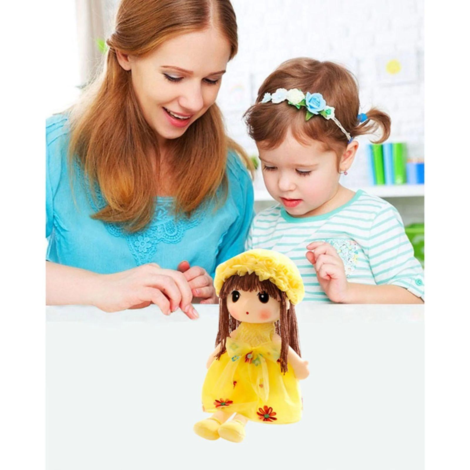 

Kawaii кукла мягкая плюшевая игрушка кукла подарок для девочек One Size жёлтый