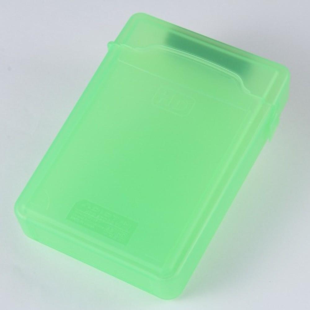 2PCS Transparent Design Hard Disk Protection Box Anti-Static Storage Box  For Tech Enthusiasts