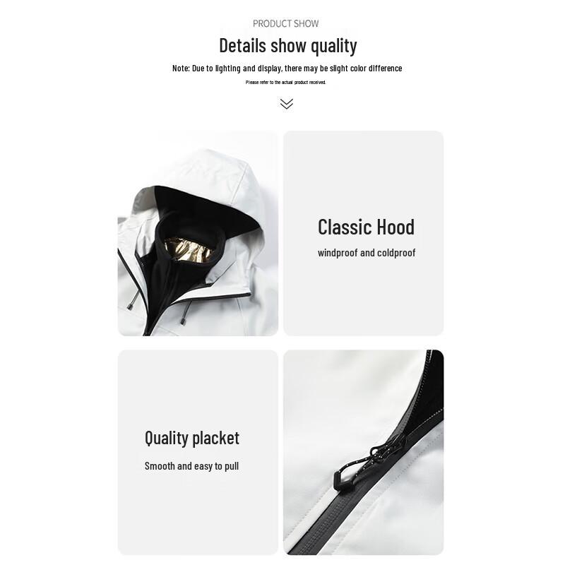 FIRS Men's 3-in-1 Casual Outdoor Jacket