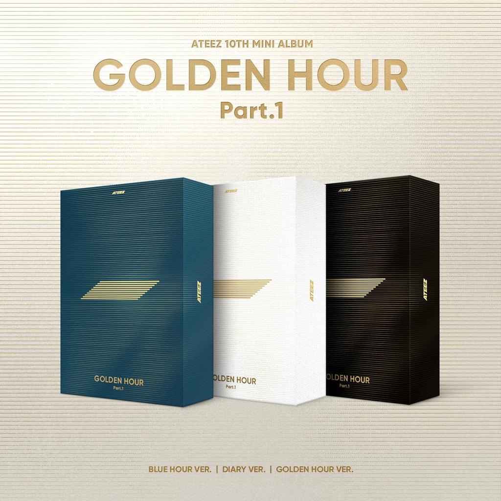ATEEZ 10TH MINI ALBUM GOLDEN HOUR : Part.1 (STANDARD Ver.)