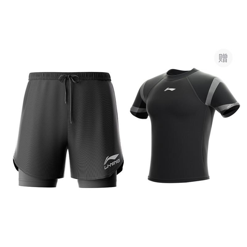 Li Ning Sports Shorts Unisex Black AAPR505-1